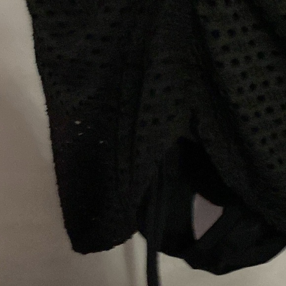 SWIM BY CACIQUE WO SIZE 22 BLACK ONE PIECE SWIMSUIT ADJ STRAPS MESH LOOK OVERLAY - Picture 10 of 15